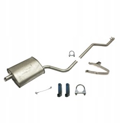 CHINA ZEST.22.088 End muffler toyota corolla compact (_e11_) 1.4