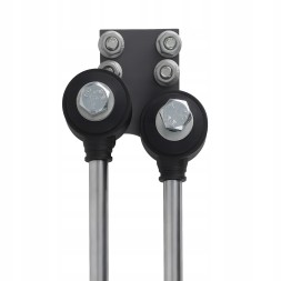 Maxpeedingrods Podwójny stabilizator skrętu do Jeepa YJ Wrangler 4WD 1987 1988 -1995 SUPER Double steering stabilizer for jeep yj wrangler 4wd 1987 1988 -1995 super