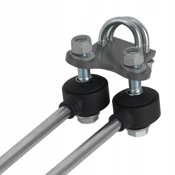 Maxpeedingrods Podwójny stabilizator skrętu do Jeepa YJ Wrangler 4WD 1987 1988 -1995 SUPER Double steering stabilizer for jeep yj wrangler 4wd 1987 1988 -1995 super