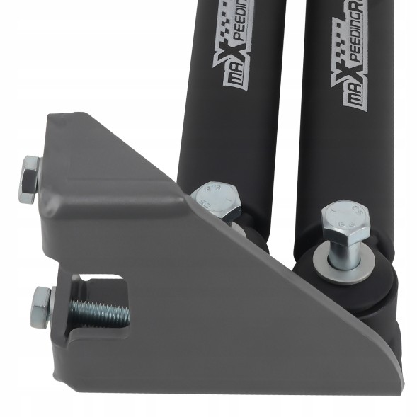 Maxpeedingrods Podwójny stabilizator skrętu do Jeepa YJ Wrangler 4WD 1987 1988 -1995 SUPER Double steering stabilizer for jeep yj wrangler 4wd 1987 1988 -1995 super