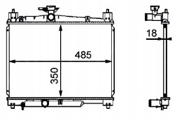 Hella PRO/8MK 376 718-421 HEL Engine cooler - engine cooling system [hell + collision assistant #34