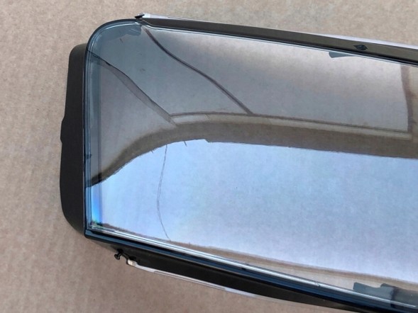 WOLLER  Glass lampshade headlight cover right front for audi a8 s8 d4 lift