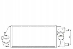 NRF PRO/30341 NRF Intercooler fiat panda 0.9/0.9cng/1.3d 02.12- nrf + collision assistant #34