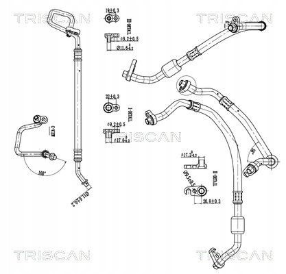 Triscan  Triscan air conditioning cable opel stra j 1.6 09-