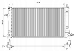 Valeo  Cooler, engine cooling system valeo 701263