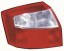 Depo 0325932 Rear lamp p (direction indicator white, glass red) audi a4 b6