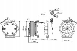 Nissens PRO/89109 NIS Air conditioning compressor renault clio ii kangoo kang + collision assistant #34