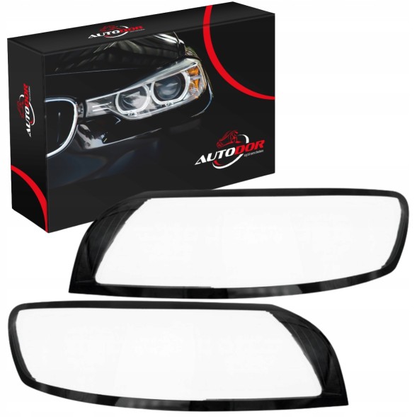 AutoDor D049780 Volvo s40 lift 2007-2012 headlight shade front lamp left right set