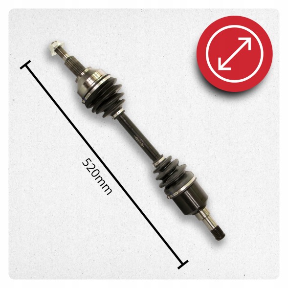 BRV B85 Half axle left dodge avenger 2.4 2.7 v6 automatic new