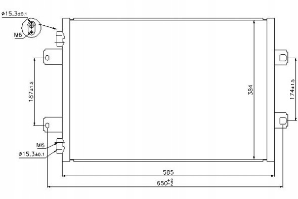 Nissens 940077 NIS/GIFT Air conditioning condenser rvi mascott renault master + driver assistant #31