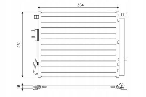 Valeo 814459 Condenser - valeo 814459
