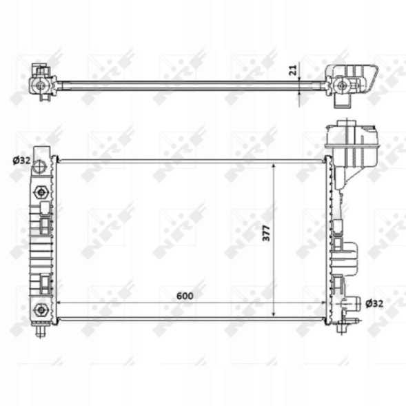 NRF 86233026 NRF Nrf water cooler 54718