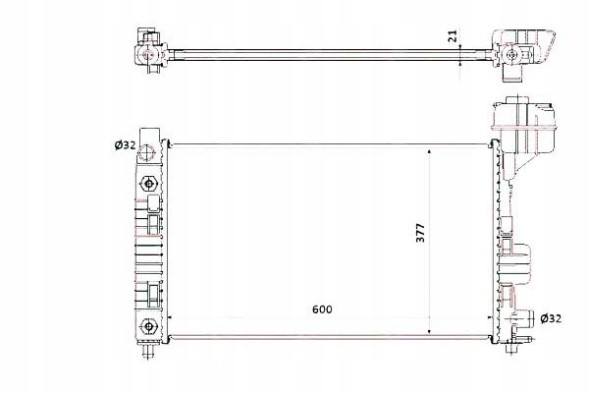 NRF 86233026 NRF Nrf water cooler 54718