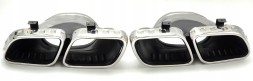 Proteile  Silencer exhaust tips mercedes gle 63 amg suv w167 coupe c167 chrome new