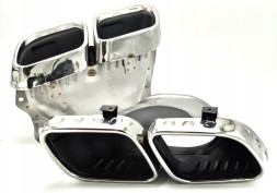 Proteile  Silencer exhaust tips mercedes gle 63 amg suv w167 coupe c167 chrome new