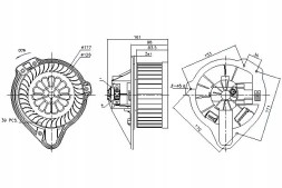 Nissens  Nis87170 volvo 850 2.0-2.5d blower 06.91-12.96 + driver assistant #33