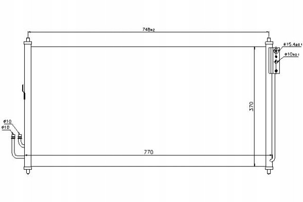 Nissens  Air conditioning condenser nissan murano i 3.5 08.03- + driver's essential #37