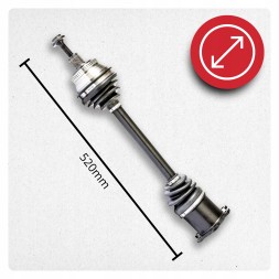 BRV  Half axle left right audi a4 (8ec b7) 2.0 tdi 2.5 tdi 2.7 tdi automatic new