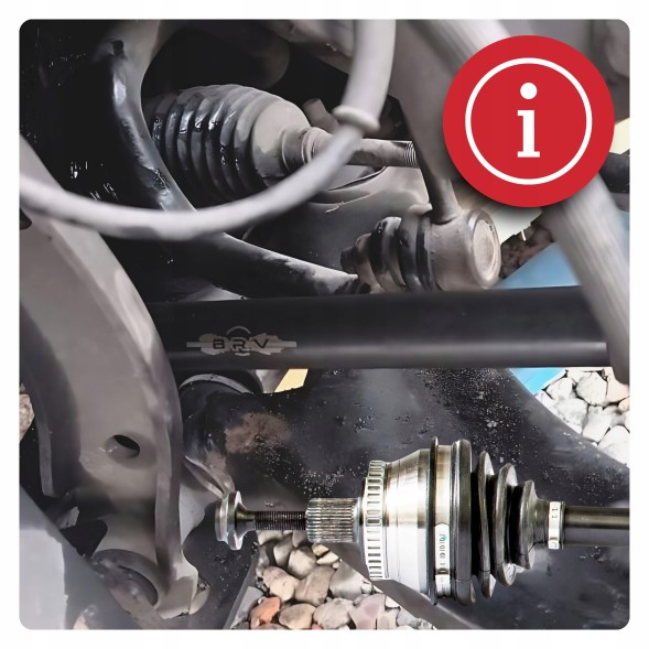 BRV  Half axle left right audi a4 (8ec b7) 2.0 tdi 2.5 tdi 2.7 tdi automatic new