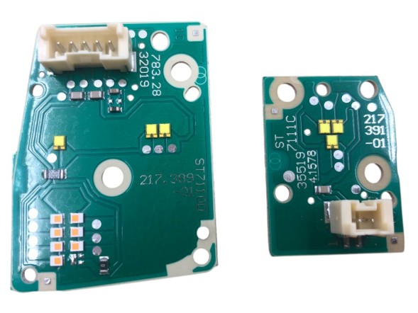 WOLLER H.169/207/2. Module board left white drl lamps for audi a6 s6 c8 1 full led matrix