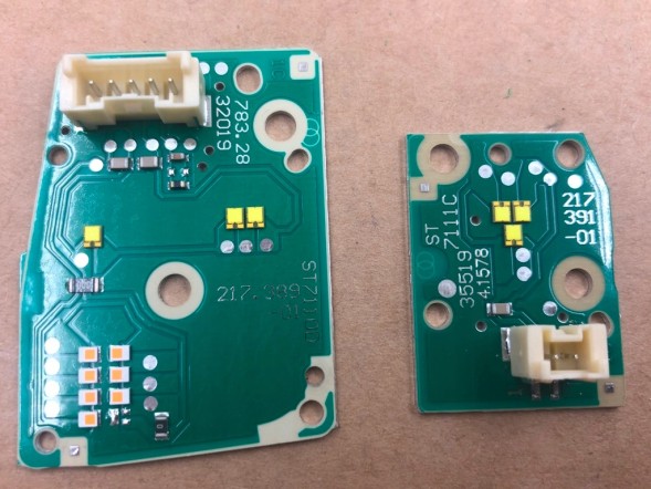 WOLLER H.169/207/2. Module board left white drl lamps for audi a6 s6 c8 1 full led matrix