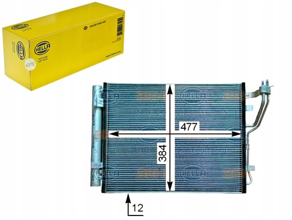 Hella 102511909 HEL Hel8fc 351 318-701 air conditioning condenser kia ceed + driver assistant #33