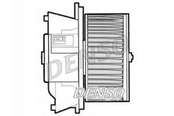 Denso DENDEA09042/RS2 Blower fan denso 46722948 46723714 717354 + driver's kit #3