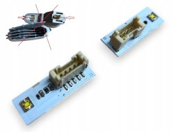 WOLLER 1396B21 Led boards drl xenon right left 8u0 941 475 a 1396b-21 white 5 pin for q3