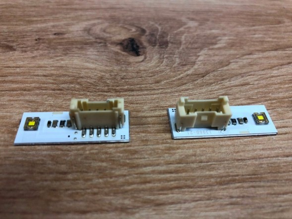 WOLLER 1396B21 Led boards drl xenon right left 8u0 941 475 a 1396b-21 white 5 pin for q3