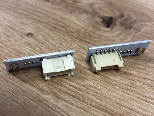 WOLLER 1396B21 Led boards drl xenon right left 8u0 941 475 a 1396b-21 white 5 pin for q3