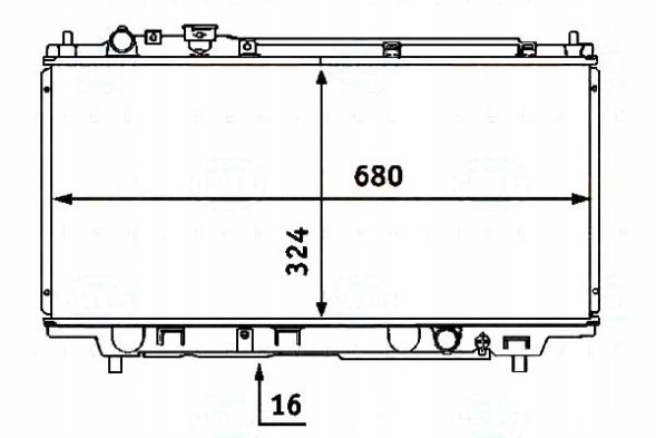 Behr Hella Service 85945016 BRH Brh8mk 376 707-474 cooler mazda 323f/c 94-98 + driver assistant #33