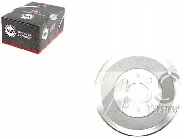 A.B.S.  Abs2639-s brake drums fiat marea kombi 96-02 + driver assistant #33