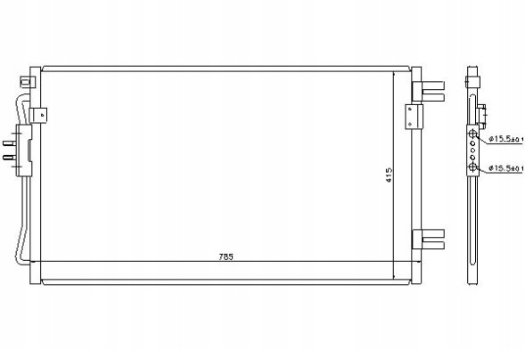 Nissens 86220370 NIS Nis94806 chrysler voyager i air conditioning cooler + driver assistant #33