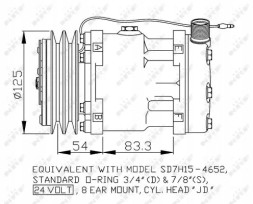 NRF  Compressor air conditioning compressor 32873 nrf