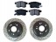 ATM Mikoda 44041s_24017 Drilled slotted sport discs + rear brake pads accord viii 8 08-15