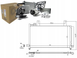 Nissens NIS940328(iMOTO) Air conditioning condenser fiat sedici suzuki sx4 2.0 + driver's essential #37