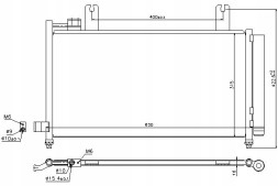 Nissens NIS940328(iMOTO) Air conditioning condenser fiat sedici suzuki sx4 2.0 + driver's essential #37