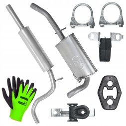 Polmostrów POL-G8U40Q7U6Z3J7H1 Seat arosa 1 i 97 silencer kit - 04 1.0 / 1.4 hatchback freebie