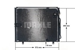 Mahle AC 148 000S Condenser air conditioning cooler ac 148 000s mahle