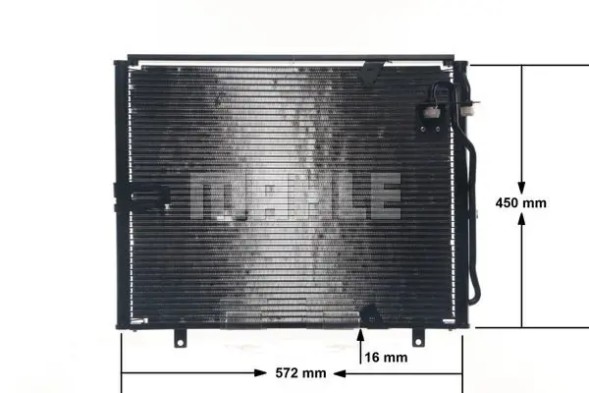 Mahle AC 148 000S Condenser air conditioning cooler ac 148 000s mahle