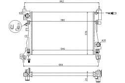 Nissens PRO/630743 NIS Engine cooler opel adam corsa d corsa e 1.2-1. + Collision assistant #34