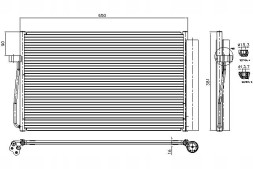 Nissens 86220321 NIS Nis94747 air conditioning cooler (with dehumidifier) bmw + driver assistant #33