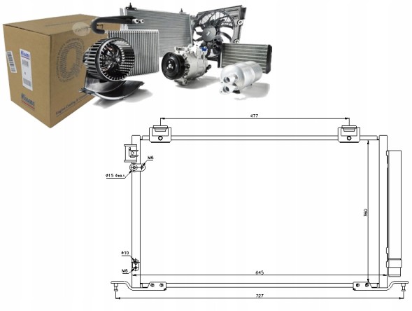 Nissens  Nis940283 air conditioning cooler (with dehumidifier) to + driver assistant #33