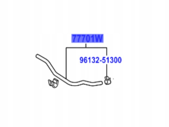Toyota OE 77701-0D040 Toyota yaris flexible fuel line 77701-0d040 oe