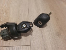 BMW OE BMW X5 E53 E83 E38 E39 E46 KLUCZYK STACYJKA WKŁADKA ZAMEK IMMOBILIZER 8253478 8379345 PĘTLA Bmw x5 e53 e83 e46 key ignition insert lock 8253478 8379345 loop