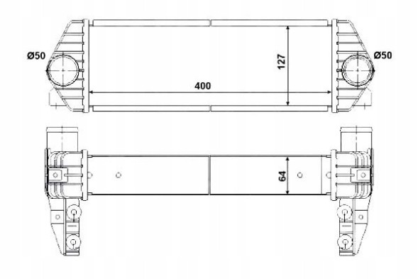 NRF 86226573 NRF Nrf intercooler ford 30516