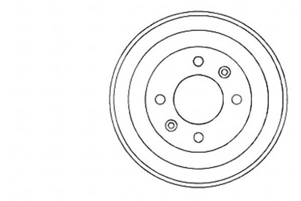 A.B.S.  Abs5255-s brake drums citroen berlingo 96-08 + driver assistant #33