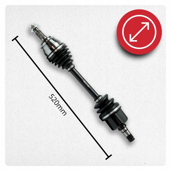BRV  Drive shaft left mini (r56, r57) 1.6 cooper automatic new