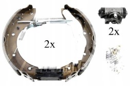A.B.S. 108702439 ABS Abs111418 brake jaws.+Cylinders (set) rena + driver assistant #33