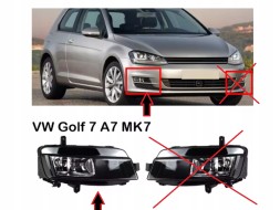 ZR Led fog light right 5gg9416612 for vw golf 7 a7 mk7 beforelift